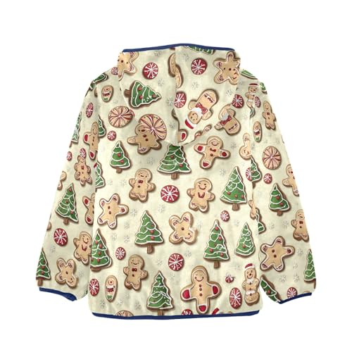 CHIFIGNO Girls Boys Fleece Hoody Jacket Printed Boys Jackets with Pockets Boys Clothes for Toddler and Kids2