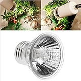 Espectro completo. Reptil fácilmente colocado en una variedad de entornos. Luz visible para crear un efecto natural, promover la formación de D3, adecuada absorción de calcio, ayudando a escalar el crecimiento saludable de las mascotas.