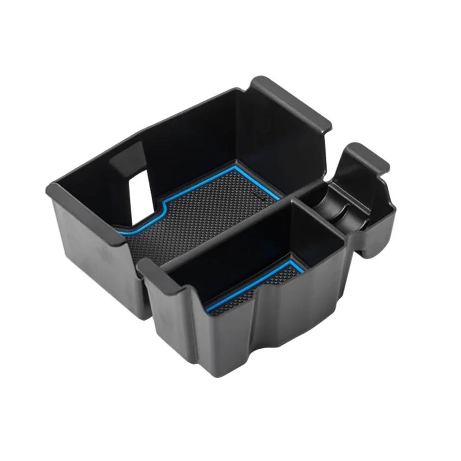 HUIGAR For Jeep For Wrangler JL JLU 2018-2025 LHD Center Console Organizer Storage Box Tray(Blue)