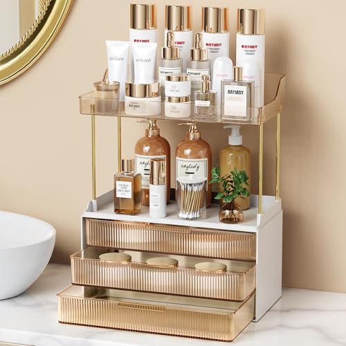 Bathroom Organizers and Storage, Makeup Organizer (Sturdy Durable...