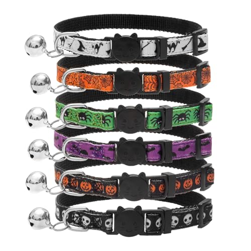 Collares de gato suaves que no rozan el cuello y traen cascabel 2