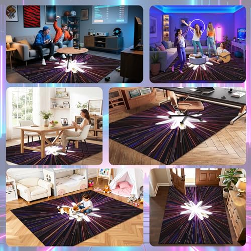 Moquette de gaming 200x290cm et tapis lavable pour sol de studio - 5