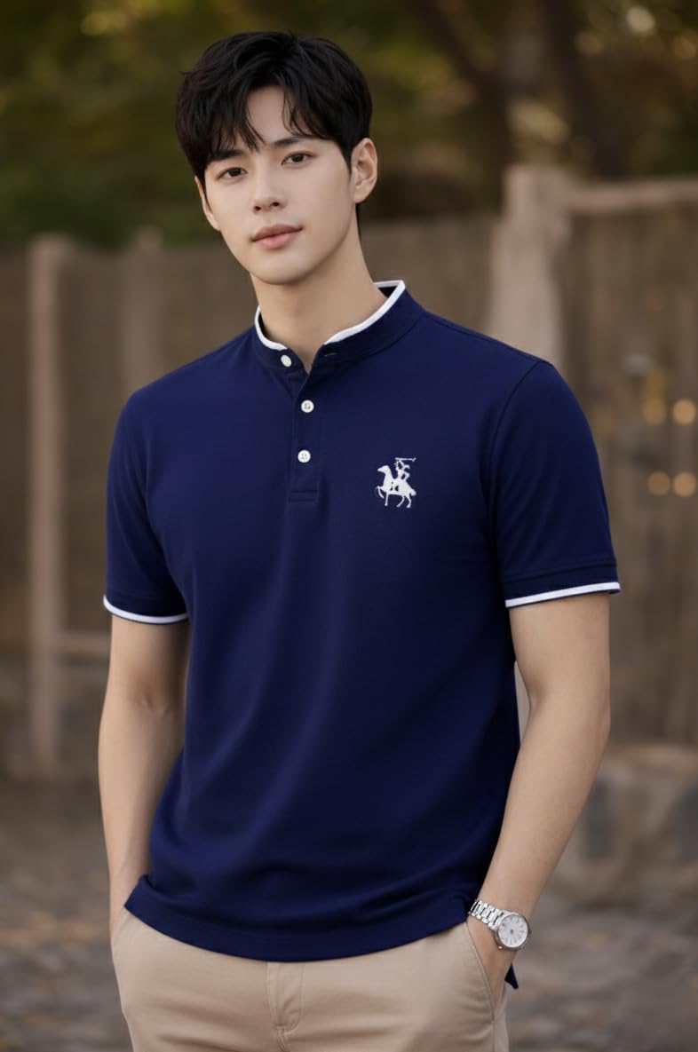 dagcros Men’s Polo T-Shirt – Premium Stretchable Fabric, Smart Fit Casual & Office Wear Polo Tshirt for Mens-picture-47
