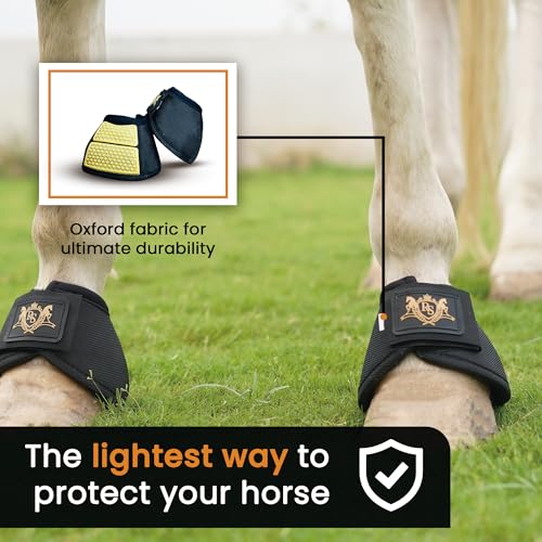 Image of Bell Boots | Prevent Horses from Injury | Professional Bell Boots for Horses with Superb Protection, Durability, Comfort, Relaxable & Lightweight | Easily Remove mud & dust