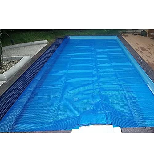 Termiczny pokrowiec na basen solarny do basenów naziemnych - prostokątny koc bąbelkowy do jacuzzi, basenów
