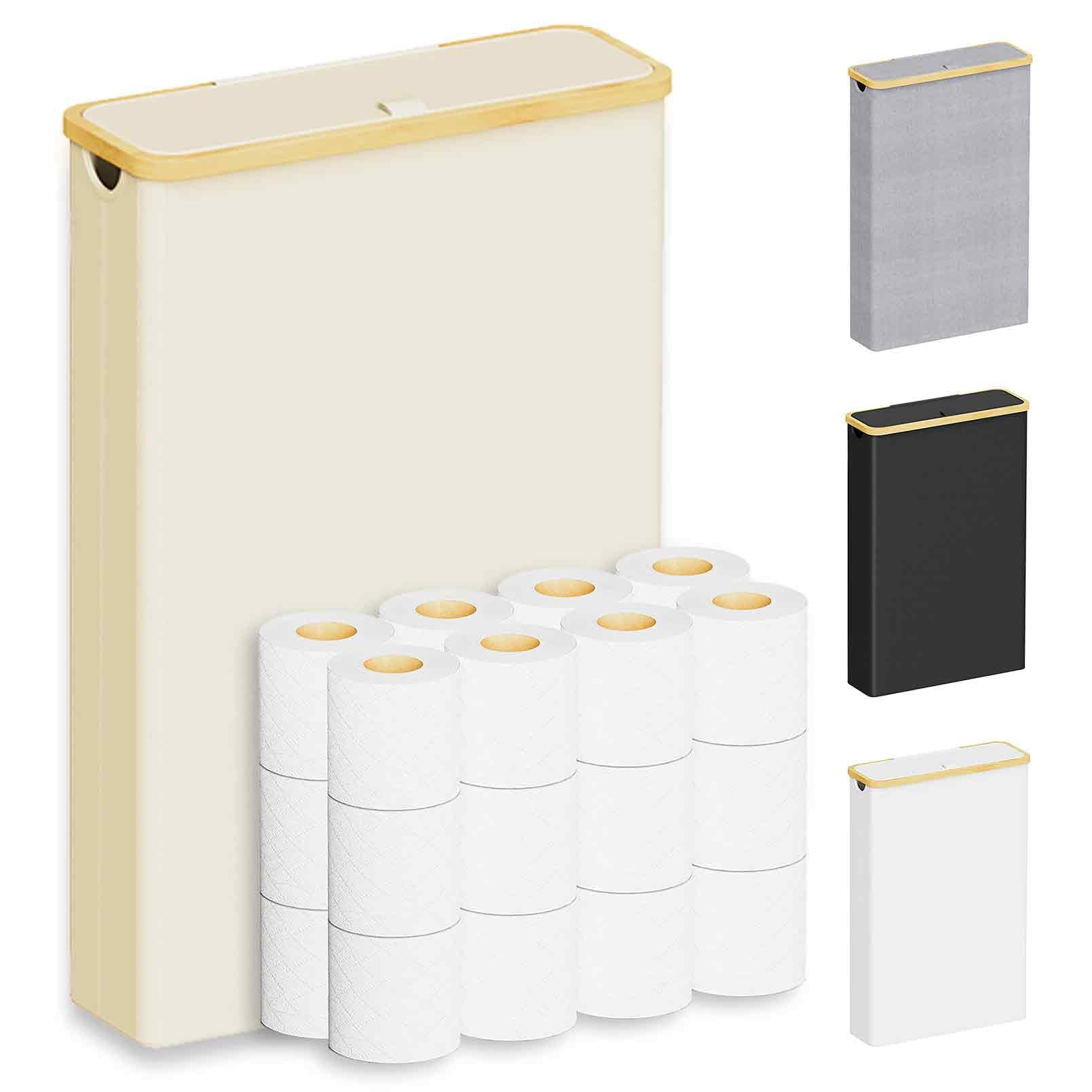 Amazon.com: SpaceAid Extra Large Toilet Paper Storage with Lid, Hold up ...