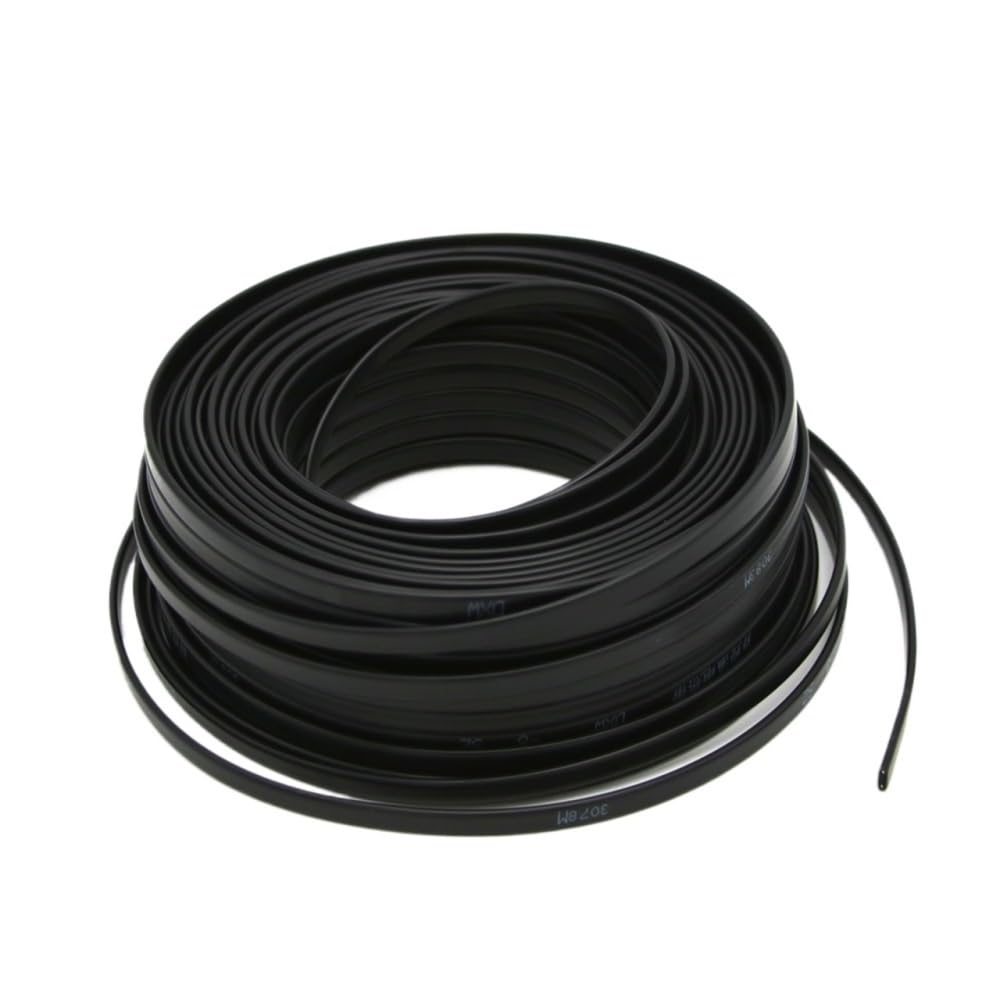 Cable calefactor de caucho de silicona, cable calefactor de fibra de carbono de 36 V CC for calefacción por suelo radiante eléctrico(3 meters)
