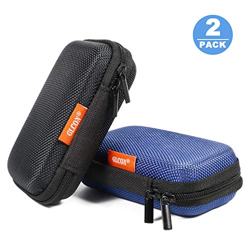 Hard EVA Earphone Case - GLCON Portable Protection Headphone Case - Shockproof Small