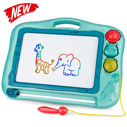 Gamenote Magnetic Drawing Board for Kids 12×16 inch - Doodle Board for Toddlers