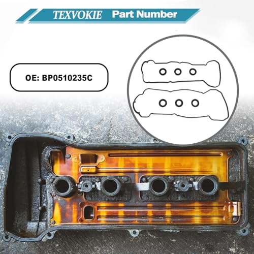 Image of VS50588R Valve Cover Gasket Set Fit for Lexus ES300 3.0,Repalcement for Toyota Camry,Avalon,Sienna,Highlander,Solara,Lexus ES330,RX300, RX330, RX400h 3.0L 3.3L VS50515R,11213-0A010, 11214-0A010