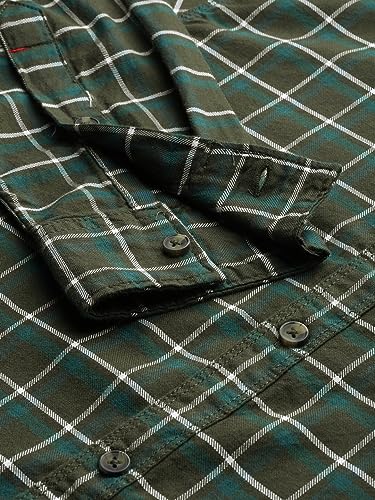 Image of The Indian Garage Co Men Cotton Slim Fit Shirt