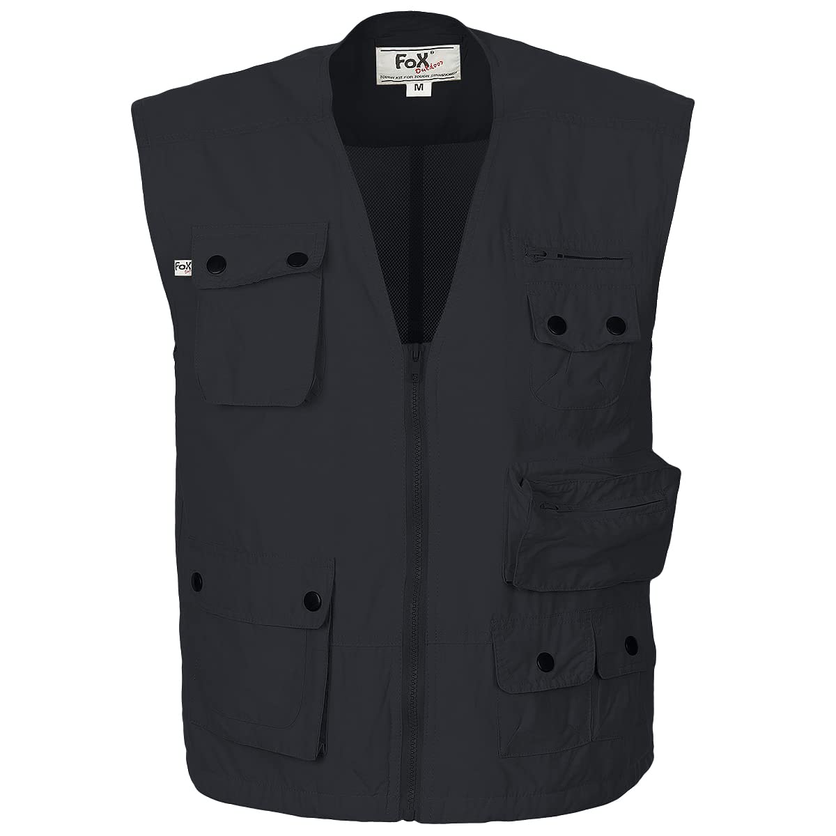 MFH Gilet Outdoor Microfibre Nero