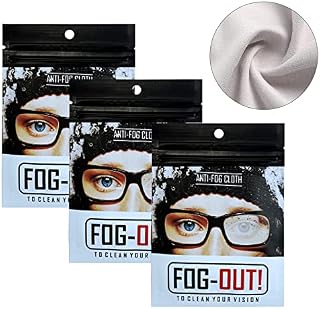 3 Pack Anti Fog Wipes for Eyeglasses, Reusable No Fog Glasses Lens Wipes for Glasses Cleaning Cloths for All Kinds of Lenses, Spectacle, Screen Cleaner Can Be Reused 400 Times