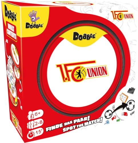 Zygomatic Dobble 1. FC Union Berlin Familienspiel Kartenspiel 2-8 Spieler ab 6+ Jahren 15 Minuten Deutsch und Englisch