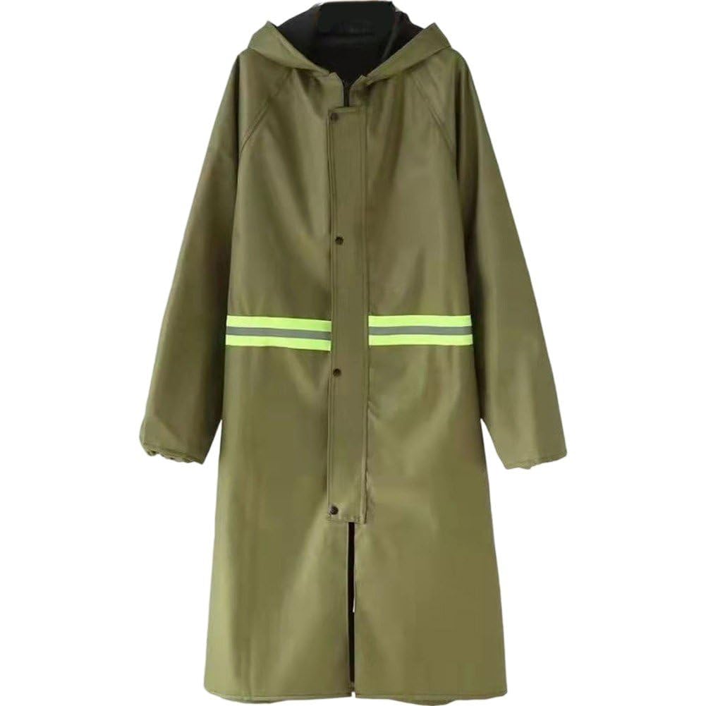 Poncho impermeable reutilizable ligero con capucha integrada para lluvia