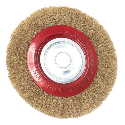 UTHCLO スチールワイヤーブラシ 耐久性素材採用 サビ落とし研磨用 電動工具対応 ポリッシングホイール