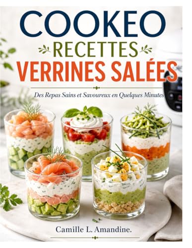 COOKEO RECETTES VERRINES SALÉES: Des Repas Sains et Savoureux en Quelques Minutes.