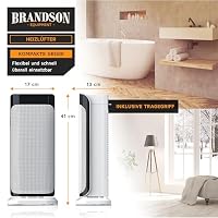 Brandson - Heizlüfter 2000 Watt mit Fernbedienung - Groß und Stark - Preisträger - energiesparend leise - Bad Wohnzimmer Kinderzimmer Babys - Oszillationsfunktion - Heizung Heater – Ansicht 7