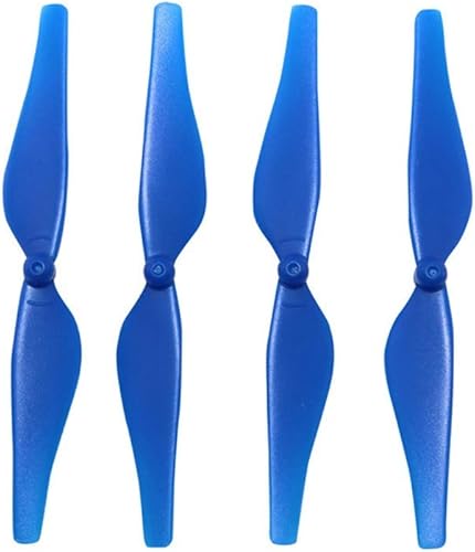 4 piezas de hélice de repuesto coloridas para drone Tello Drone Blade Accesorios de repuesto (color azul)