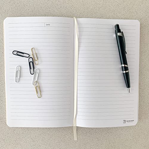 Carnet de notes A5 de qualité premium avec couverture rigide beige - 5