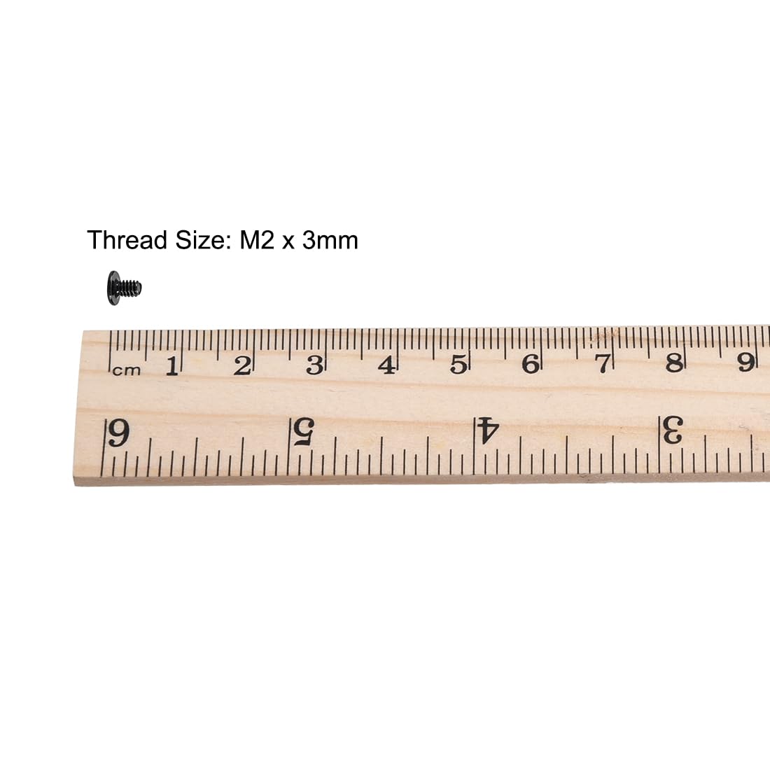 M2x3mm Phillips Screws - 100 Pack for Electronics -4