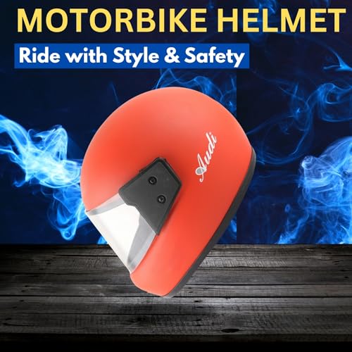 Image of Sage Square Audi Full Face Clear Visor Helmet | ISI Certified | High Standard Safety | Extra Comfort & Stylish