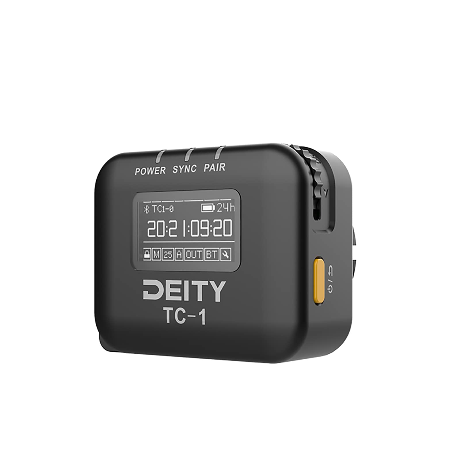 Deity TC-1 KIT Generatore di codici temporali wireless 2.4G Radio Bluetooth 5.0 Supporto APP Control Timecode Box con DSLR Cold Shoe Mount per riprese video Riprese Film (KIT 3 PZ)