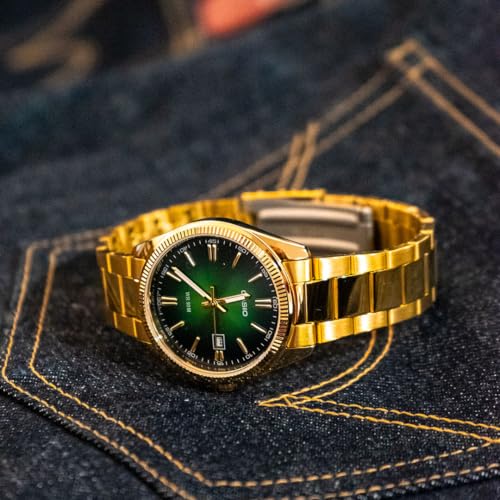 Image of Casio Enticer Men MTP-1302PGC-3AVEF Analog Green Dial Men (A2374)