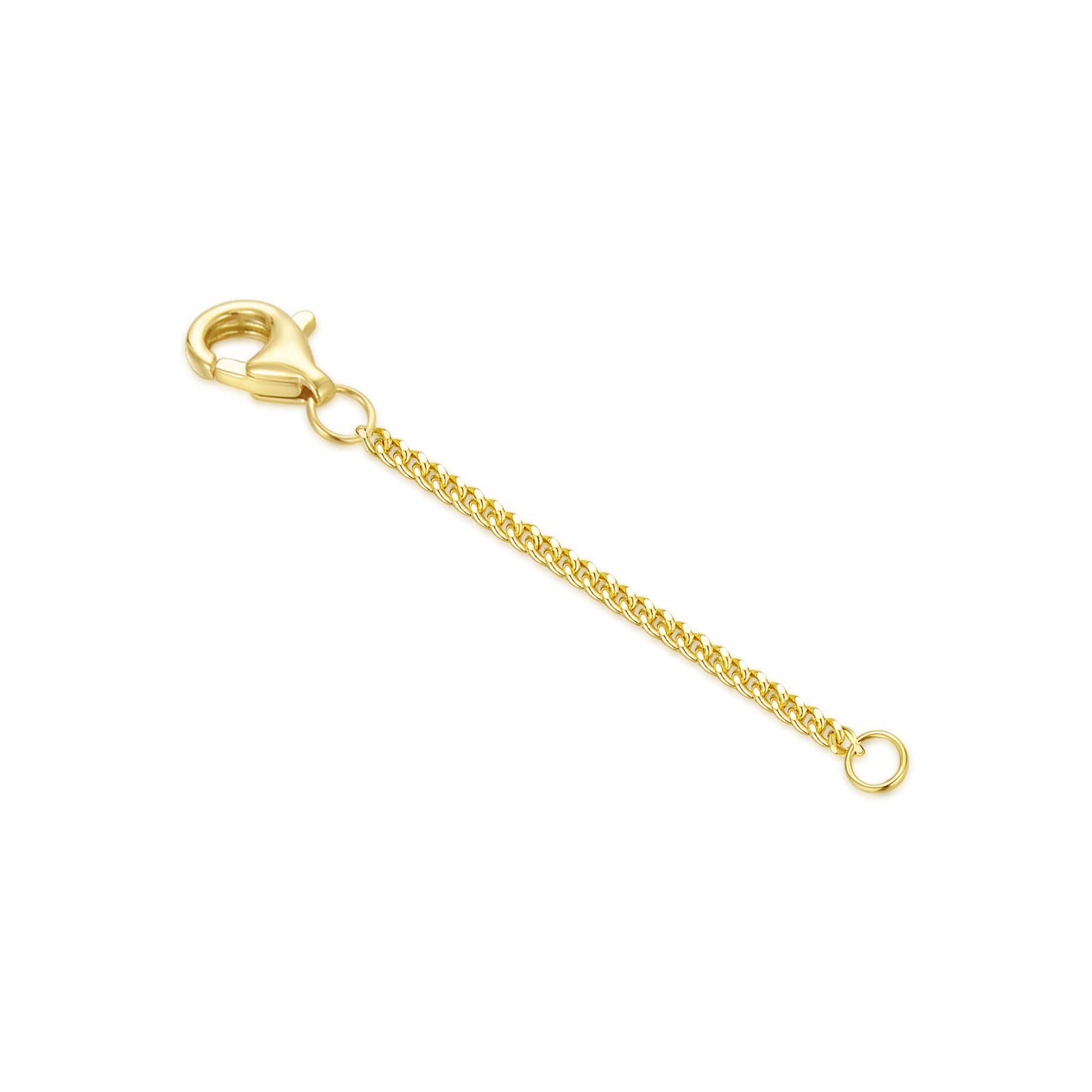 10k 14k Real Gold 1"/1.5"/2"/2.5"/3"/4"/5" Necklace Extender, Necklace Bracelet Extender Chain, Durable Gold Extender Chain, Adjustable Extension Chain for Necklace Bracelet Anklet