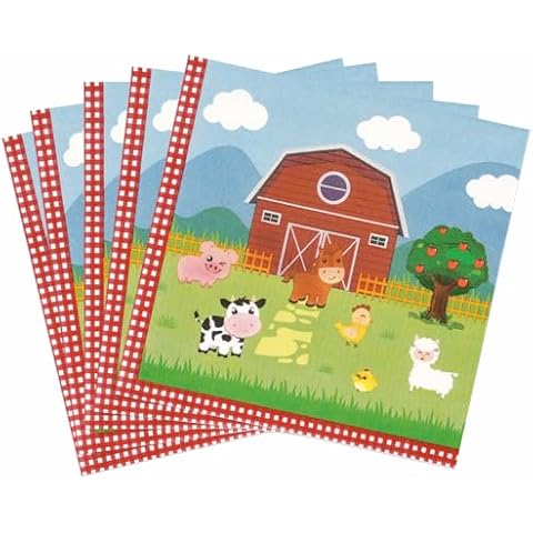 Farm Party Napkins - 50 Pack Cover