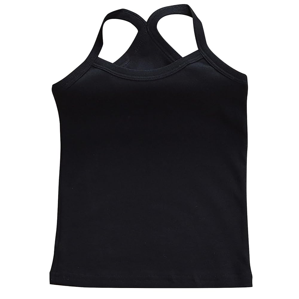 Multicolor 3 Pack Girls Vest 100% Cotton Summer Top Sleeveless Undershirts Kids Soft Breathable Underwear Cami Vest Comfortable Loungewear Tank Tops Plain Solid Color Basic Layer Tops 12-24 Months