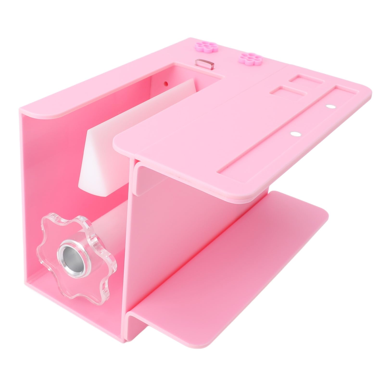 False Eyelash Splitting Machine, Eyelash Flowering Machine Acrylic Two Ways To Use for Eyelash Technicians for Separating Eyelashes (Pink)