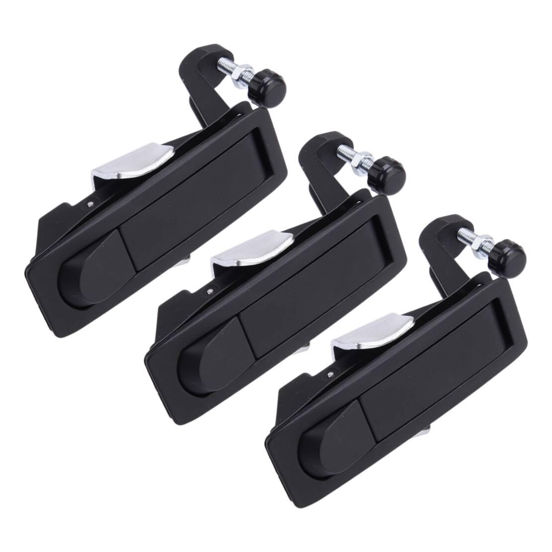 ciciTree 3pieces Black RV Toolboxes Adjustable Lever Hand Operated Compression Latch Lock Without Key
