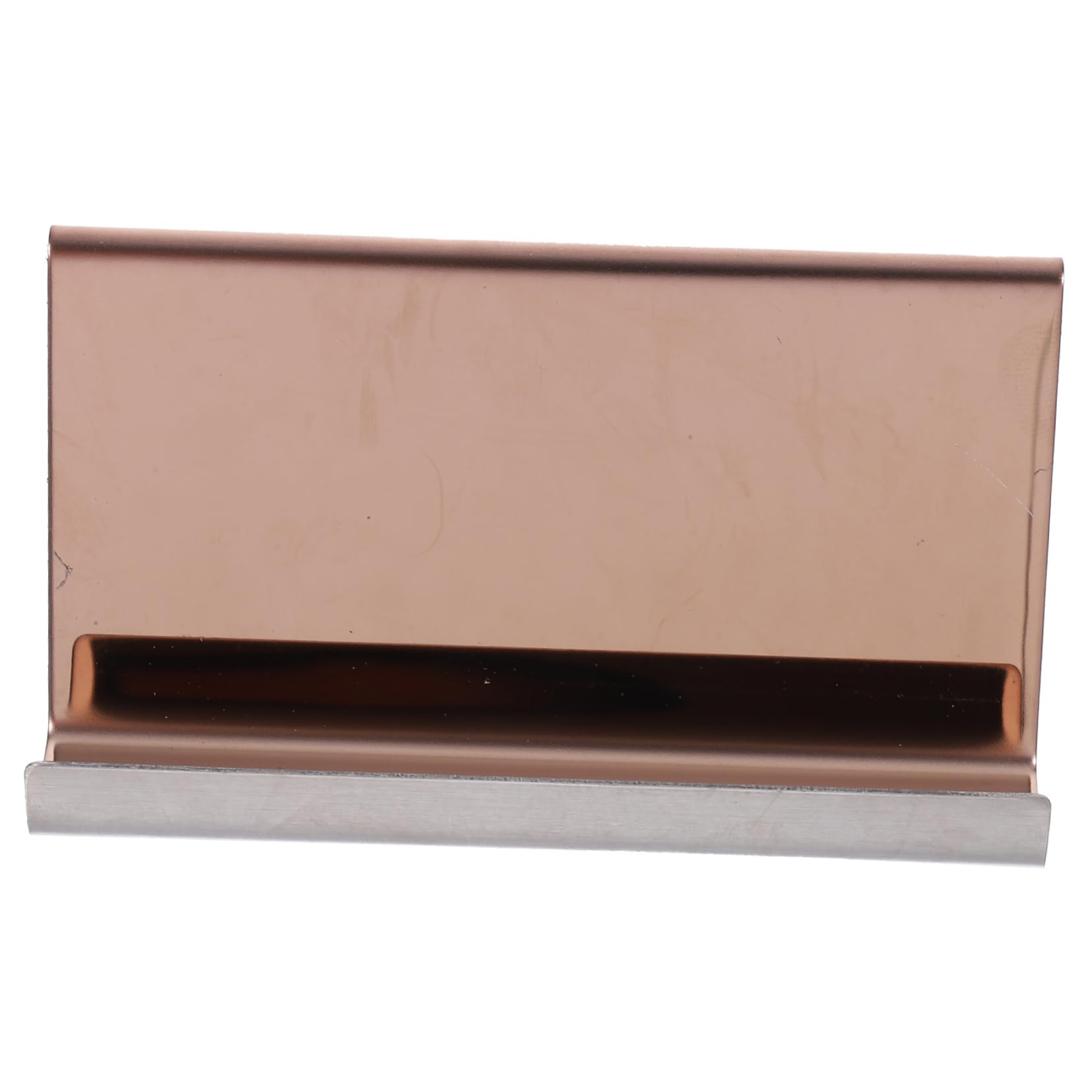 DOITOOL 5 Piezas Soporte de Tarjetas de Visita Inoxidable Base para Tarjetas de Negocios Organizador de Escritorio para Oficina
