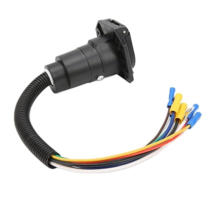 Trailer Wiring Adapter, Dust Proof Trailer Connector Anti Rust Simple Installation for Camper for Trailer Car