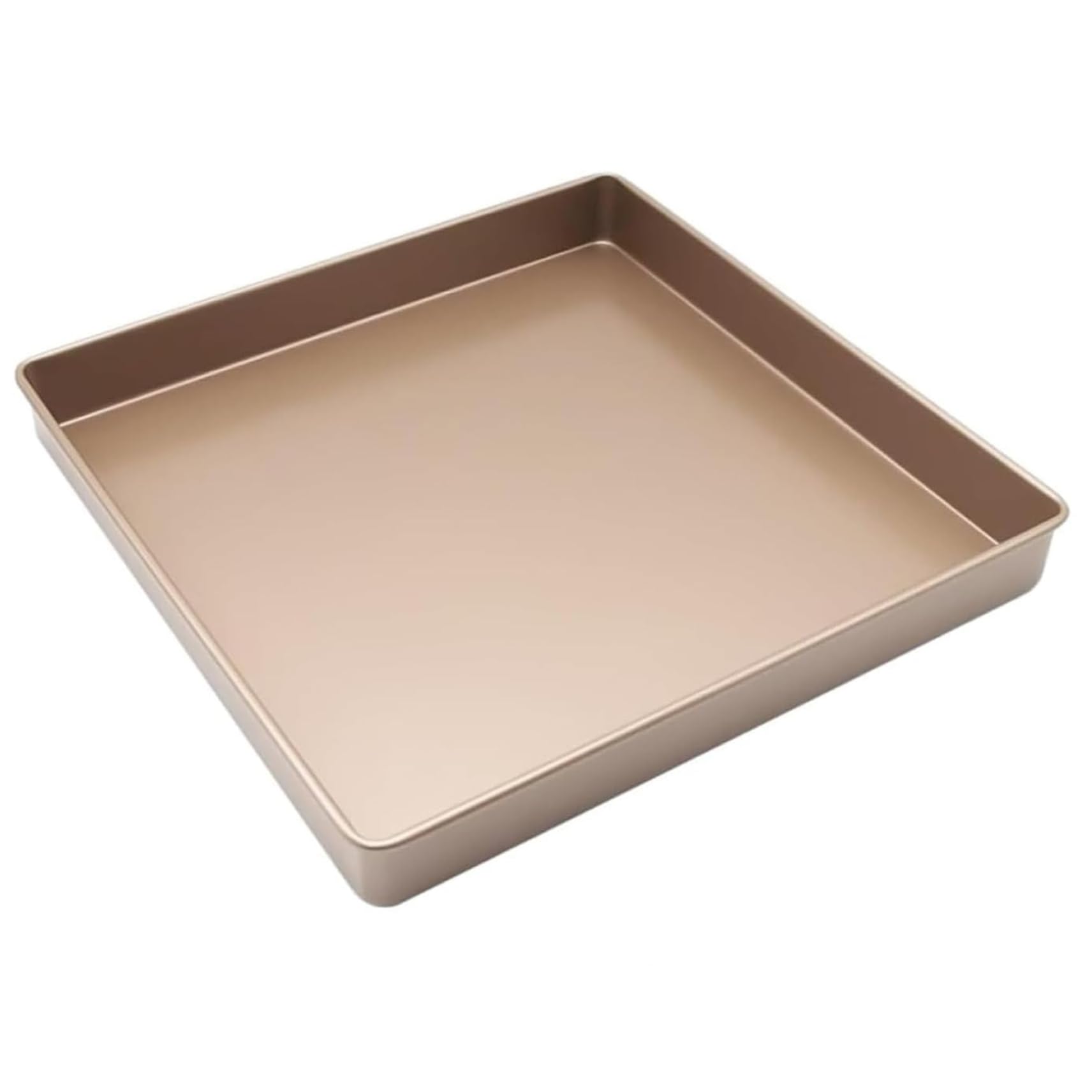 Nukinp Square Baking Pan, Carbon Steel Multi-Use Square Cake Pan, Thick Easy Clean Non Stick Baking Pans for Brownies Bread Baked Goods & More, 9x9 inch