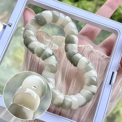 Image of Fidget Bracelet for Women Anxiety Bodhi Seeds Beaded Bracelets, Zen Fidget Stretch Bracelet Alleviate Anxiety Stress