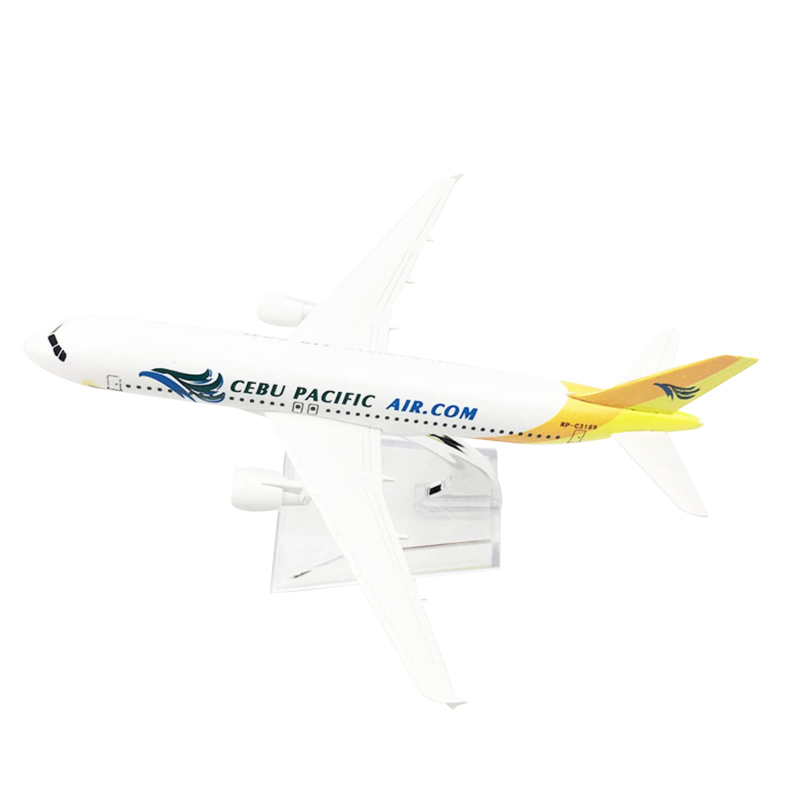 TECKEEN 1/400 Scale A320 CEBU PACIFIC AIR Metal Airplane Model Diecast Plane Model for Collection