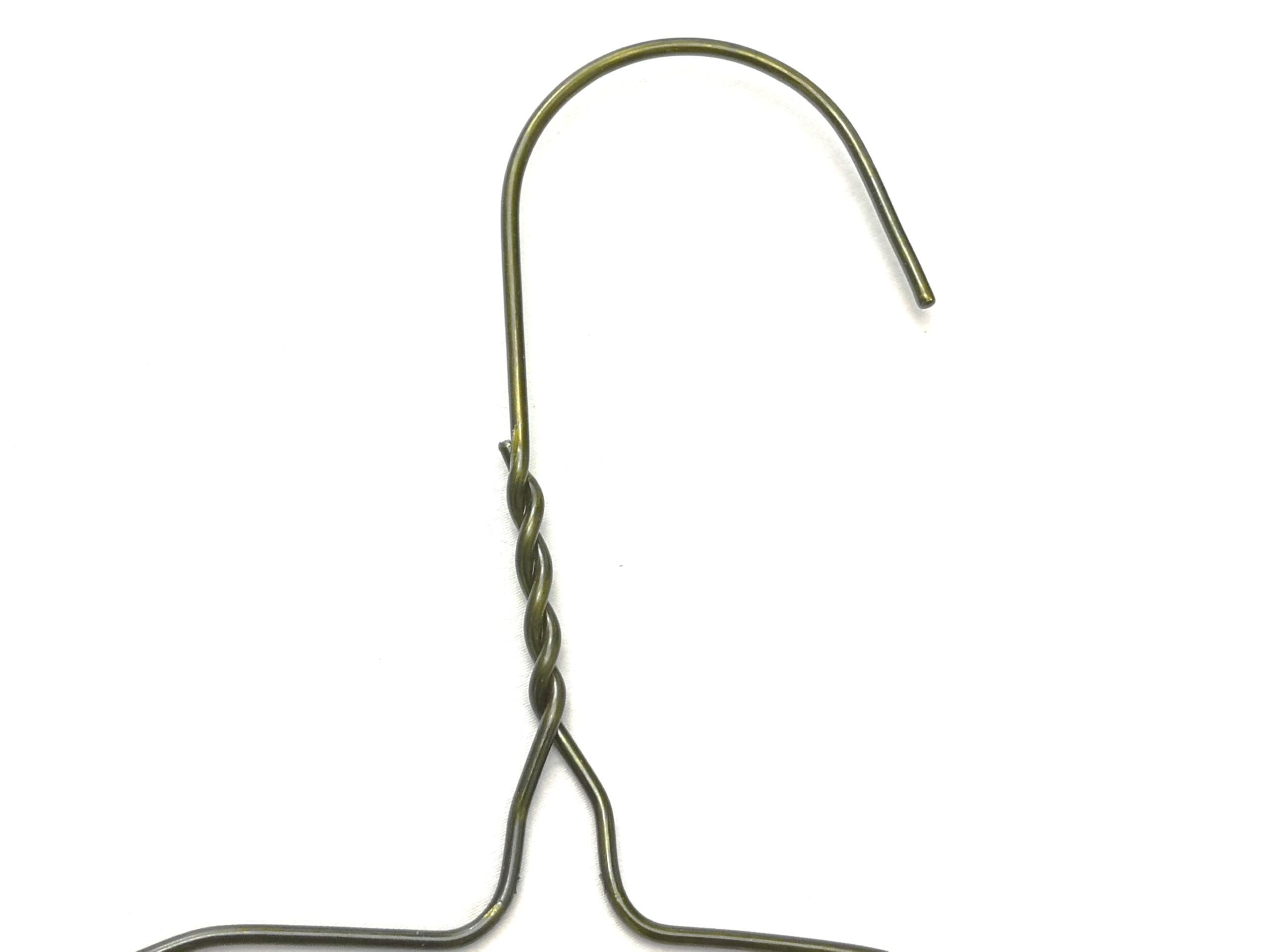 DODIN HOME 10 grucce bianche in filo metallico salvaspazio appendiabiti appendiabiti con pantaloni bar vestiti t-shirt vestito (bianco, 10
