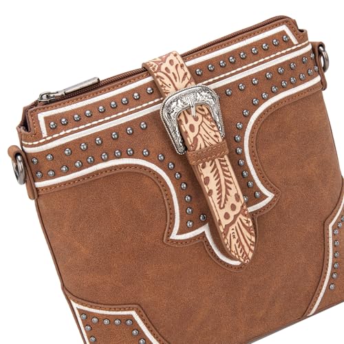 Image of Montana West Western Crossbody Bags for Women Embroidered Denim Collection Purses