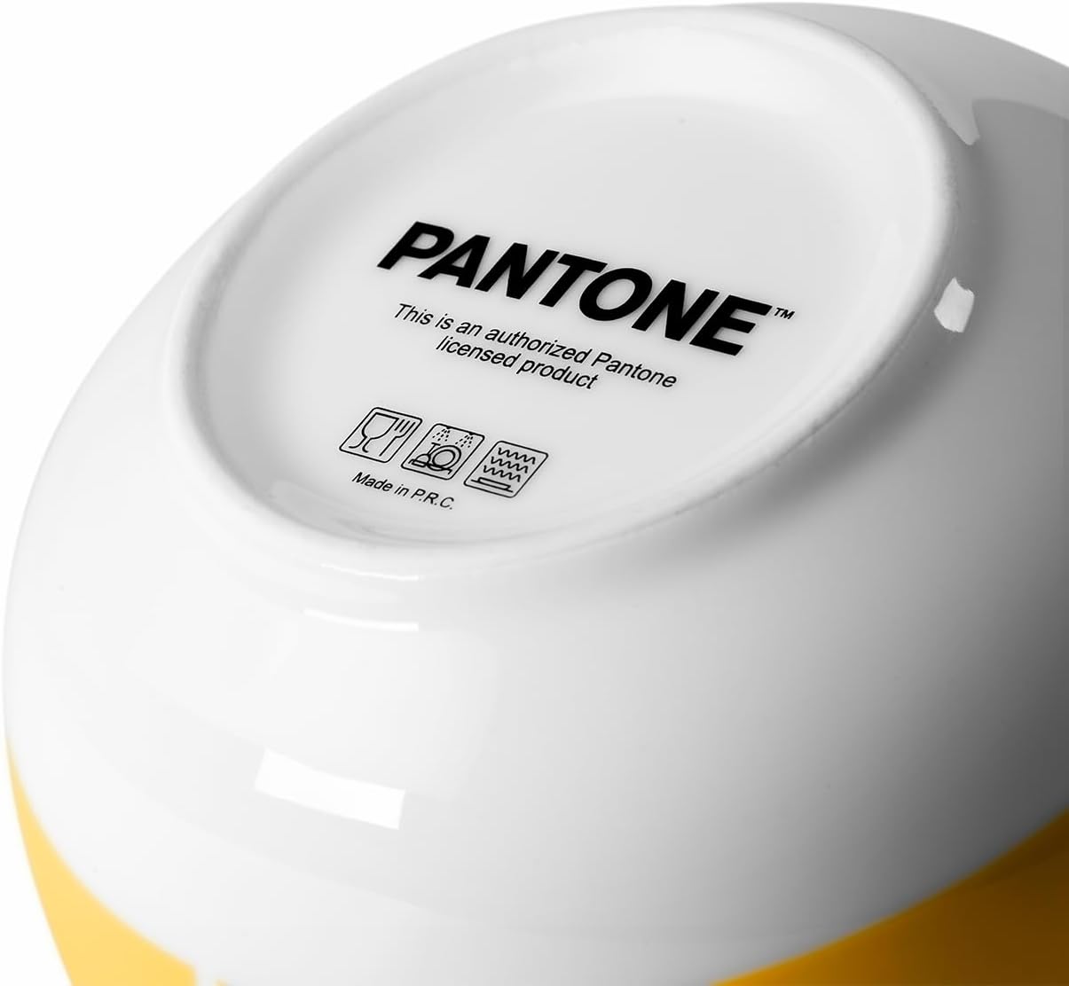 PANTONE™ Breakfast Bowl in Porcelain Resistant Stain Resistant, Scratches, Odors, Large Breakfast Bowl for Cereals 650 ml 13.8 x 7, Kitchen Bowls for Dishwasher and Microwave, Christmas Gift Ideas