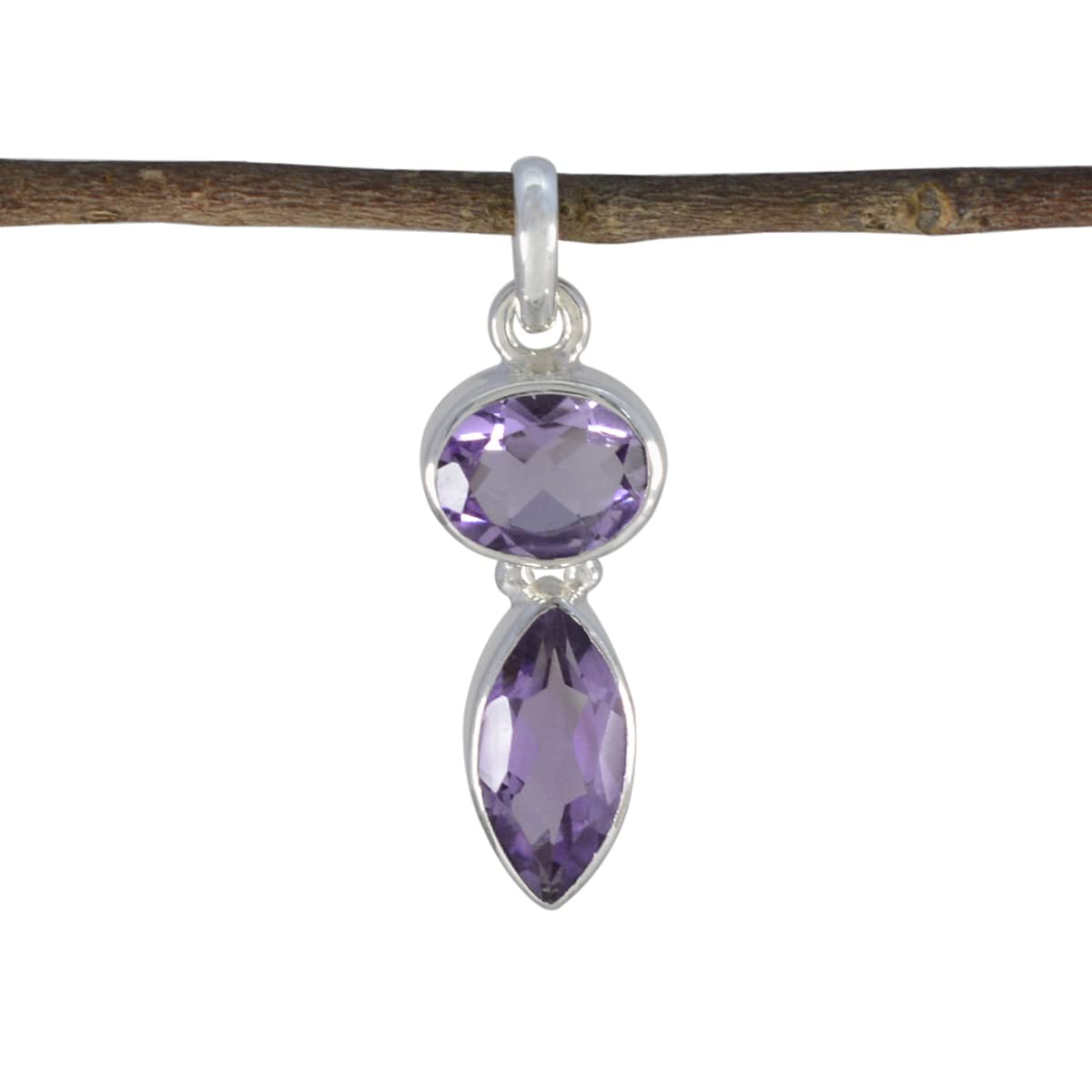 Pendentif multi-pendentif améthyste pour sublimer vos tenues d'été - 5