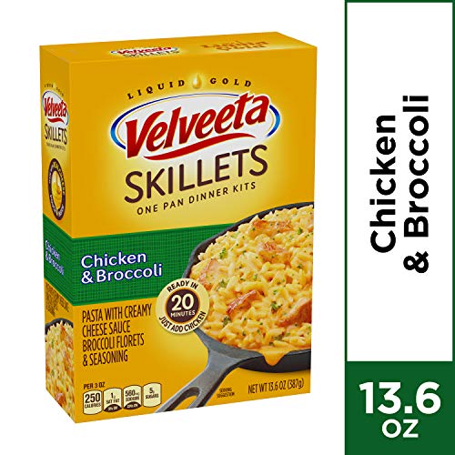 Velveeta Skillets Cheesy Chicken & Broccoli Dinner Kits (13.6 Oz Boxes, Pack Of 6) #TOP1