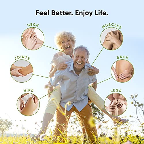 Zenrenu Organic Hemp Turmeric Joints & Muscle Cream with Arnica, MSM, Hemp Oil Extract, & 7 Essential Oils - Non Greasy & Fast Absorbing for Back, Neck, Elbows, Knees, & Hip 4 oz