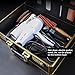 CNCEST Barber Carrying Case,Large Barber Beauty Salon Tool Kits Storage,Portable Travel Carry Case Hairdresser for Hair Stylist Pet Groomer (Gold)