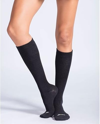 Miniatura 2 de JAVIE - Calcetines de compresión graduados de lana merina 75% ultra cómodos para mujeres y hombres (15-20 mmHg)