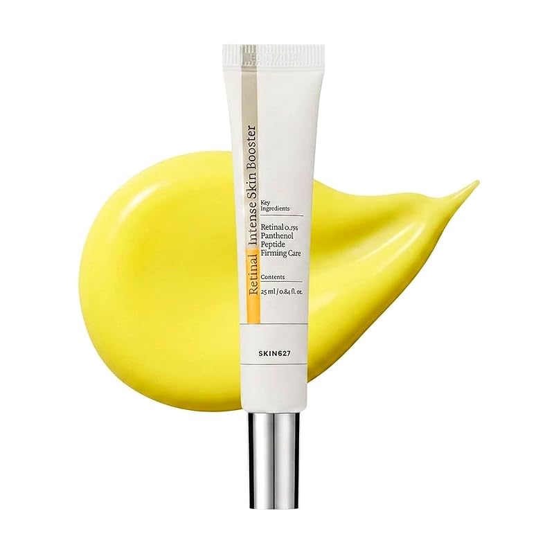 Sérum facial com retinal 0,1%, niacinamida, pantenol e peptídeos SKIN627, 25 mL