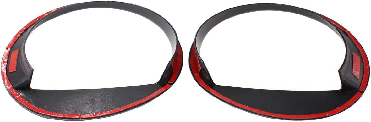 MOTOKU Black Angry Bird Style Front Lamp Headlight Cover Trim for Patriot 2011 2012 2013 2014 2015 2016 2017