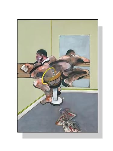 SSLDP LFHLI Famous Francis Bacon Poster Grotesque Wall Art Francis Bacon Canvas Painting And Prints Home Living Room Decor Picture 50x70cm No Frame
