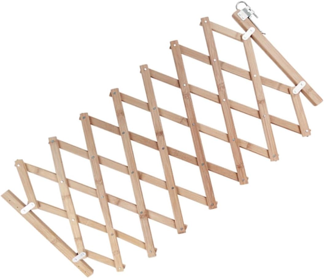 Wooden Pet Isolation Door Dog Safety Gate Pet Barrier for Stairs Easy to Open Indoor Gate